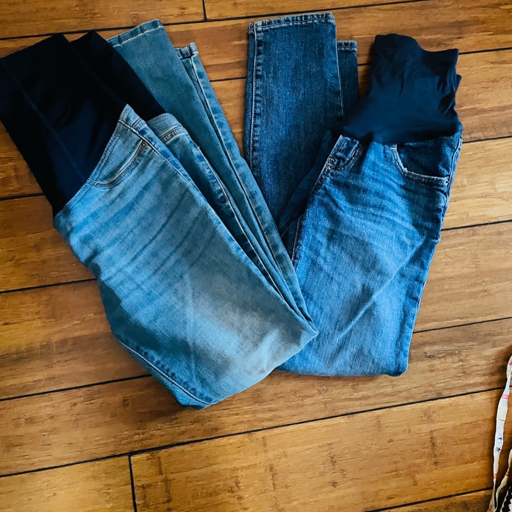 Lot bundle maternity jeans